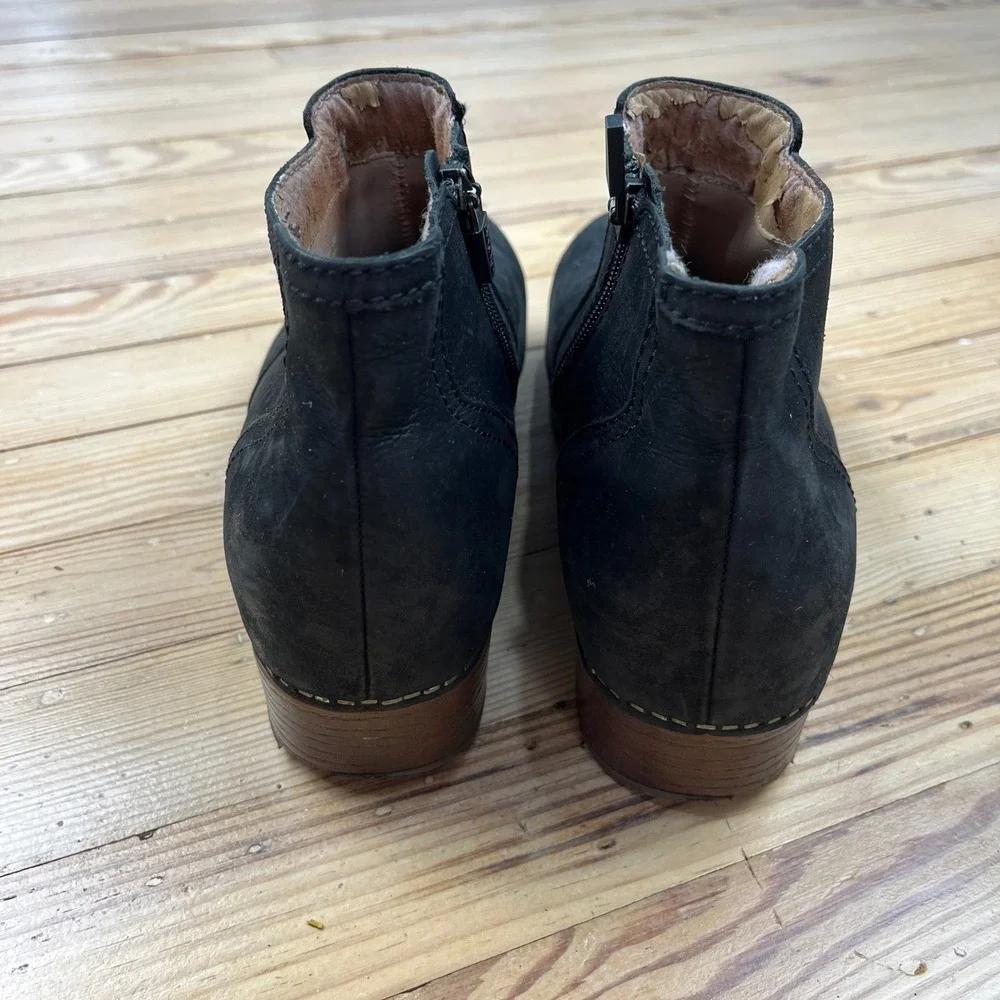 Dansko black suede